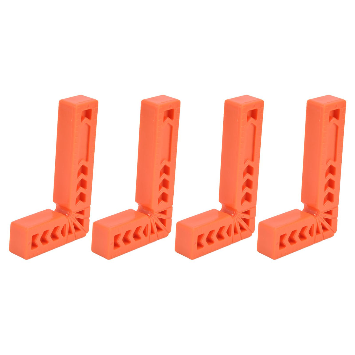 4Pcs L Type Plastic Squares Multi Purpose Strong Practicability Easy to Use Plastic Right Angle Positioner for Drawers4 Inches 100mm