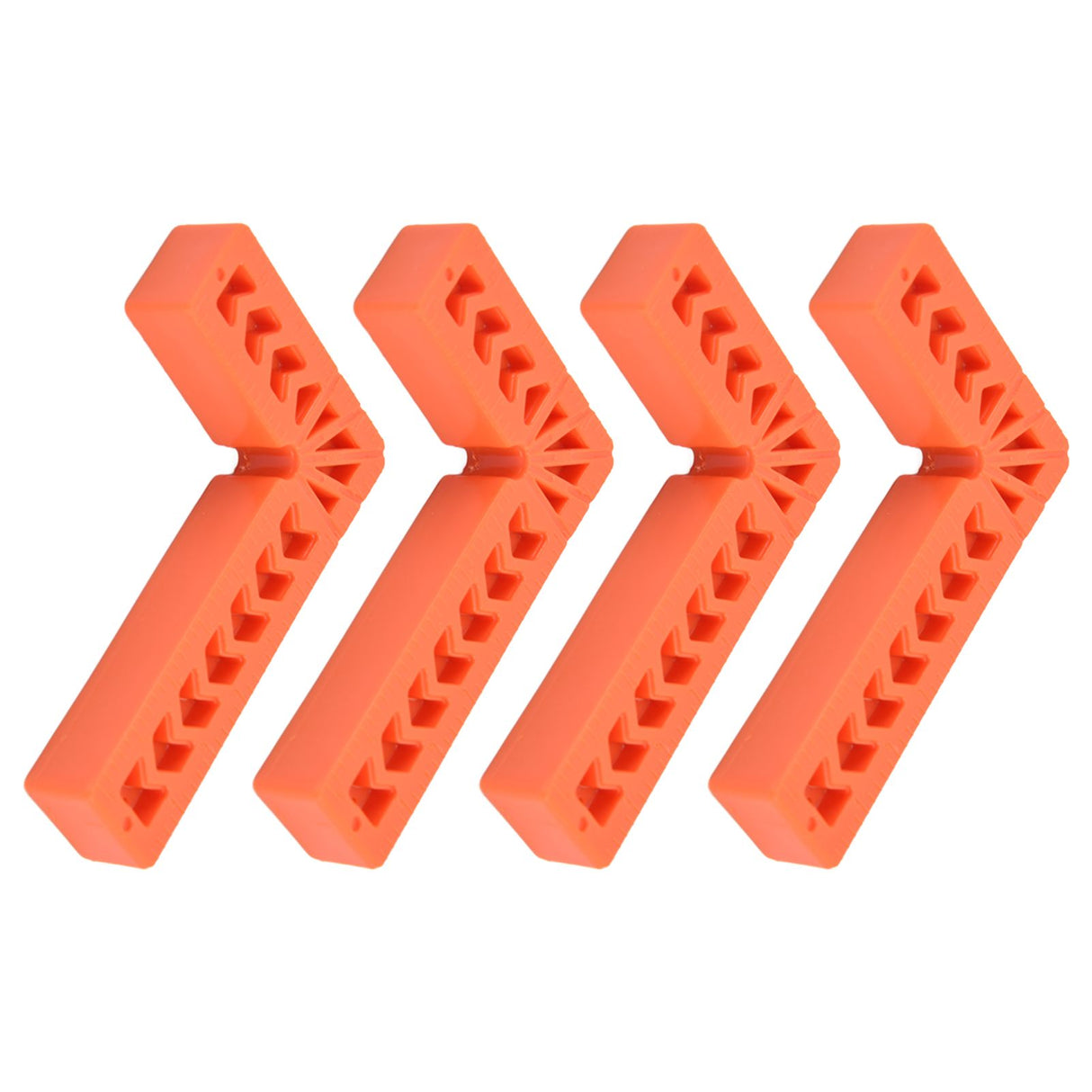 4Pcs L Type Plastic Squares Multi Purpose Strong Practicability Easy to Use Plastic Right Angle Positioner for Drawers4 Inches 100mm