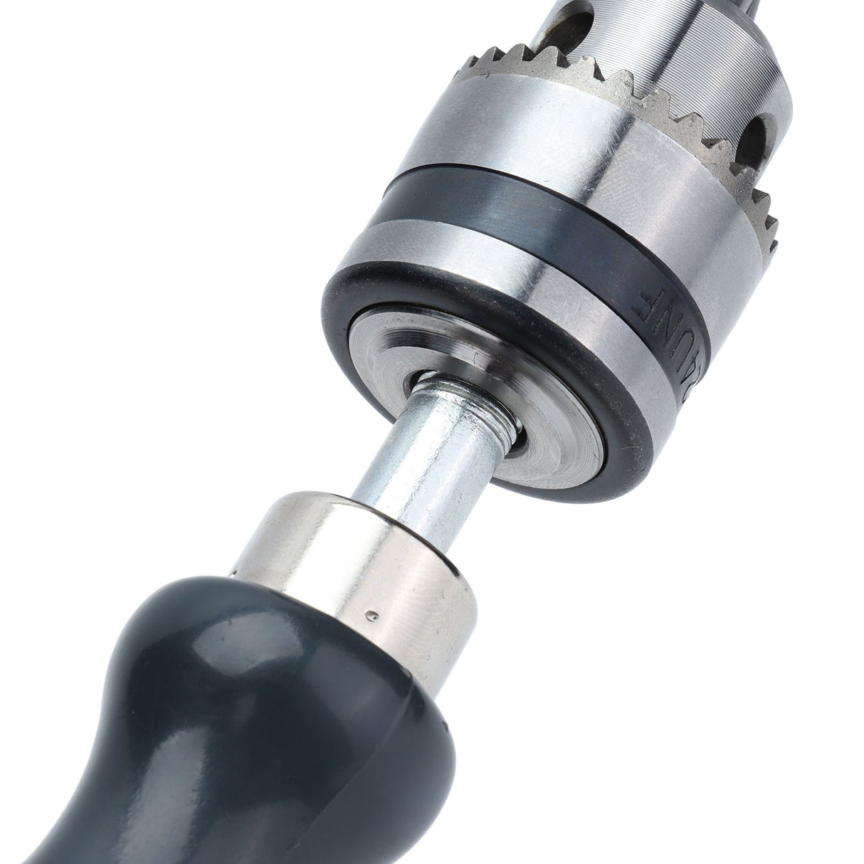 Hand Drill Carbon Steel Manual Crank Drill with Chuck Key and 5pcs Drill Bit for Plastic Wood Jewelry Resin Nut