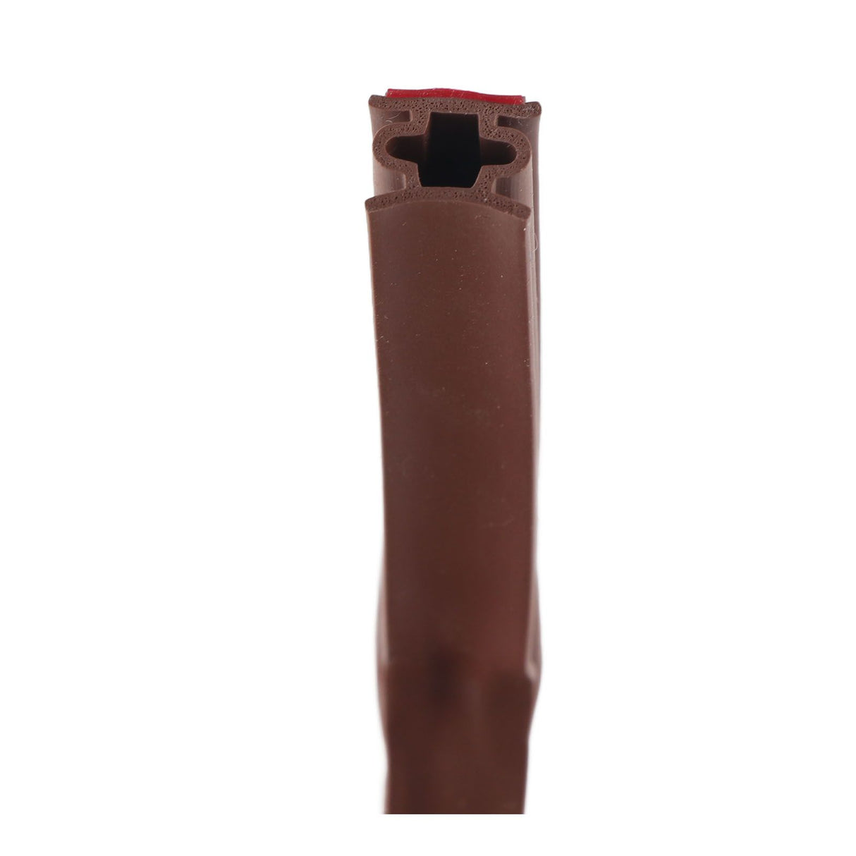 6m Door Sealing Strip Silicone Rubber Self Adhesive Weather Strip Brown Window Sealing Strip for HomeHeight 8mm / 0.3in