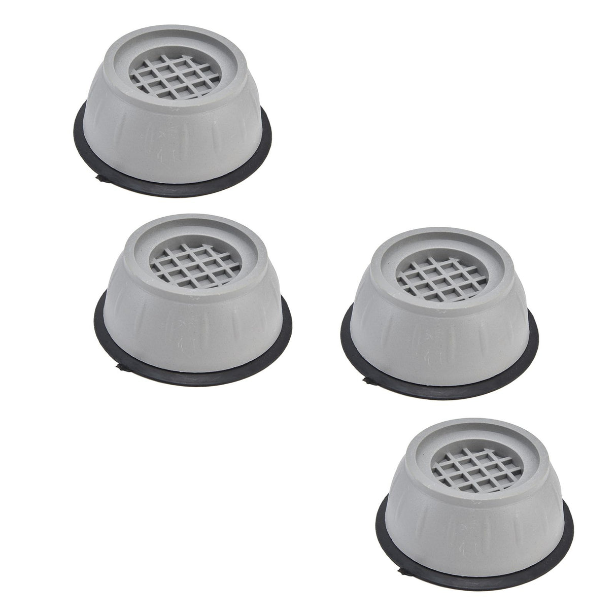 4pcs Washing Machine Pad Shockproof Noise Cancelling Prevent Slip Washer Foot Cushion for Refrigerator Dryer9cm Diameter