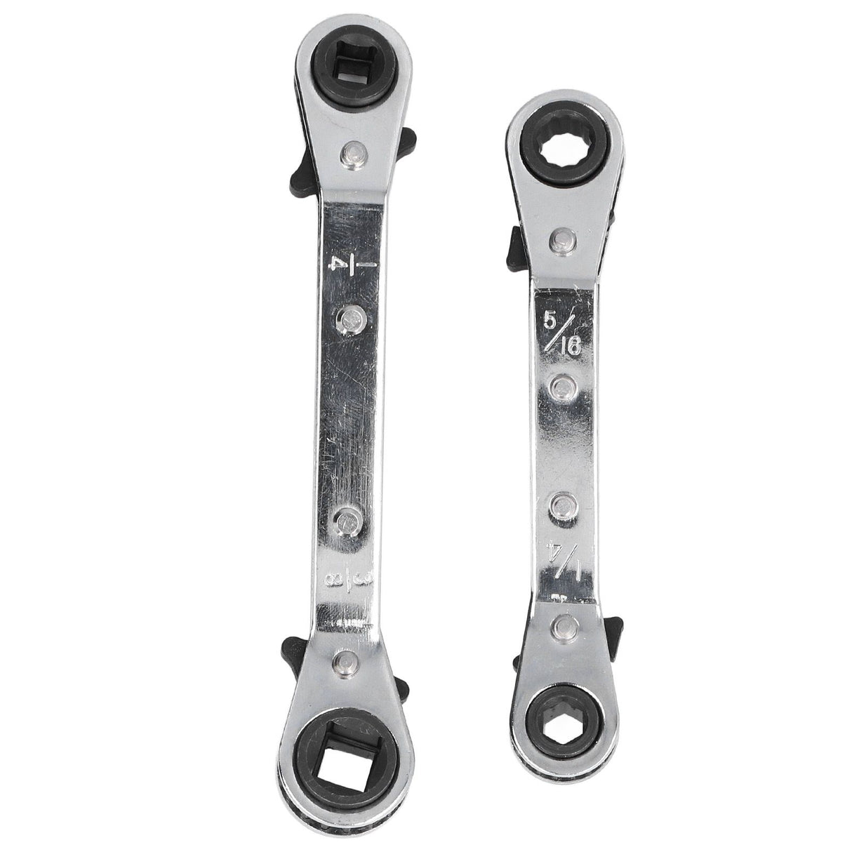 CT122 Refrigerator Ratchet Wrench 1/4 3/16 5/16 3/8 Stainless Steel Wrench Air Conditioner Repair Tool for Household