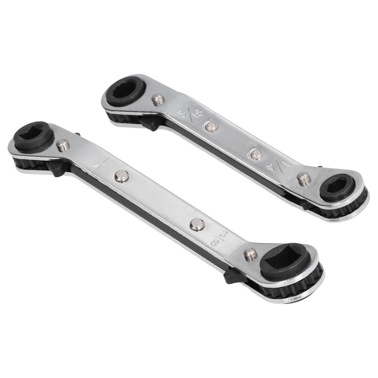 CT122 Refrigerator Ratchet Wrench 1/4 3/16 5/16 3/8 Stainless Steel Wrench Air Conditioner Repair Tool for Household