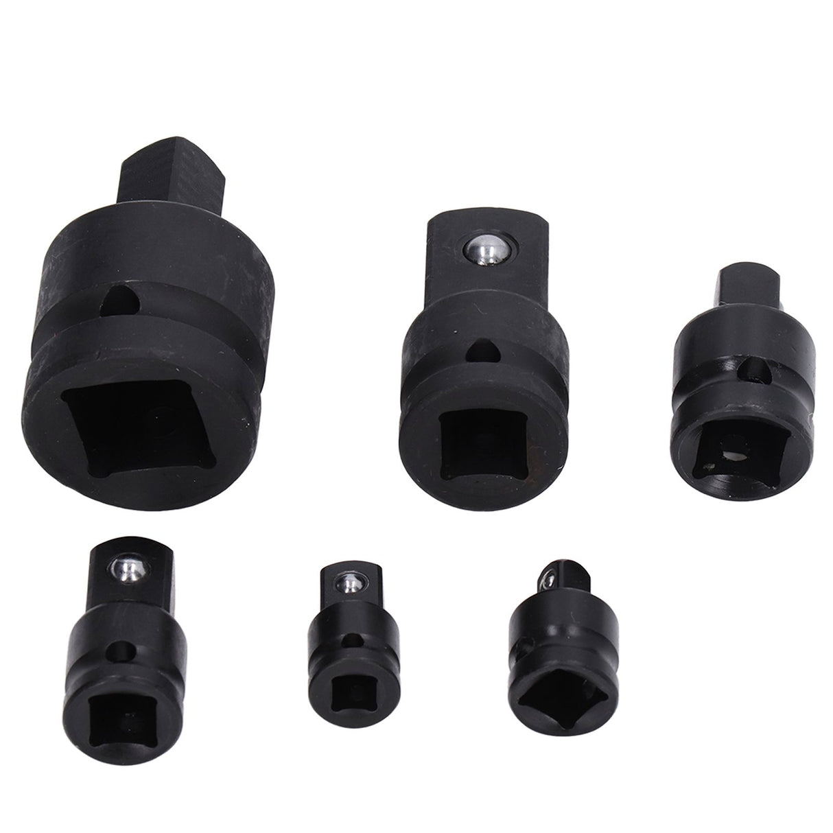Socket Adapter Set Chrome Tangsten Steel 1 3/4 1/2 3/8 1/4 Drive Impact Adapter for Home Maintenance