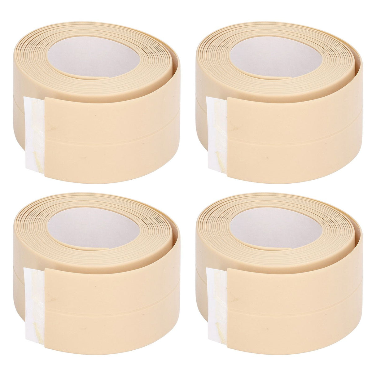 4Pcs Kitchen Sealant Strip PVC Waterproof Self Adhesive Sealing Tape for Bathroom Sink