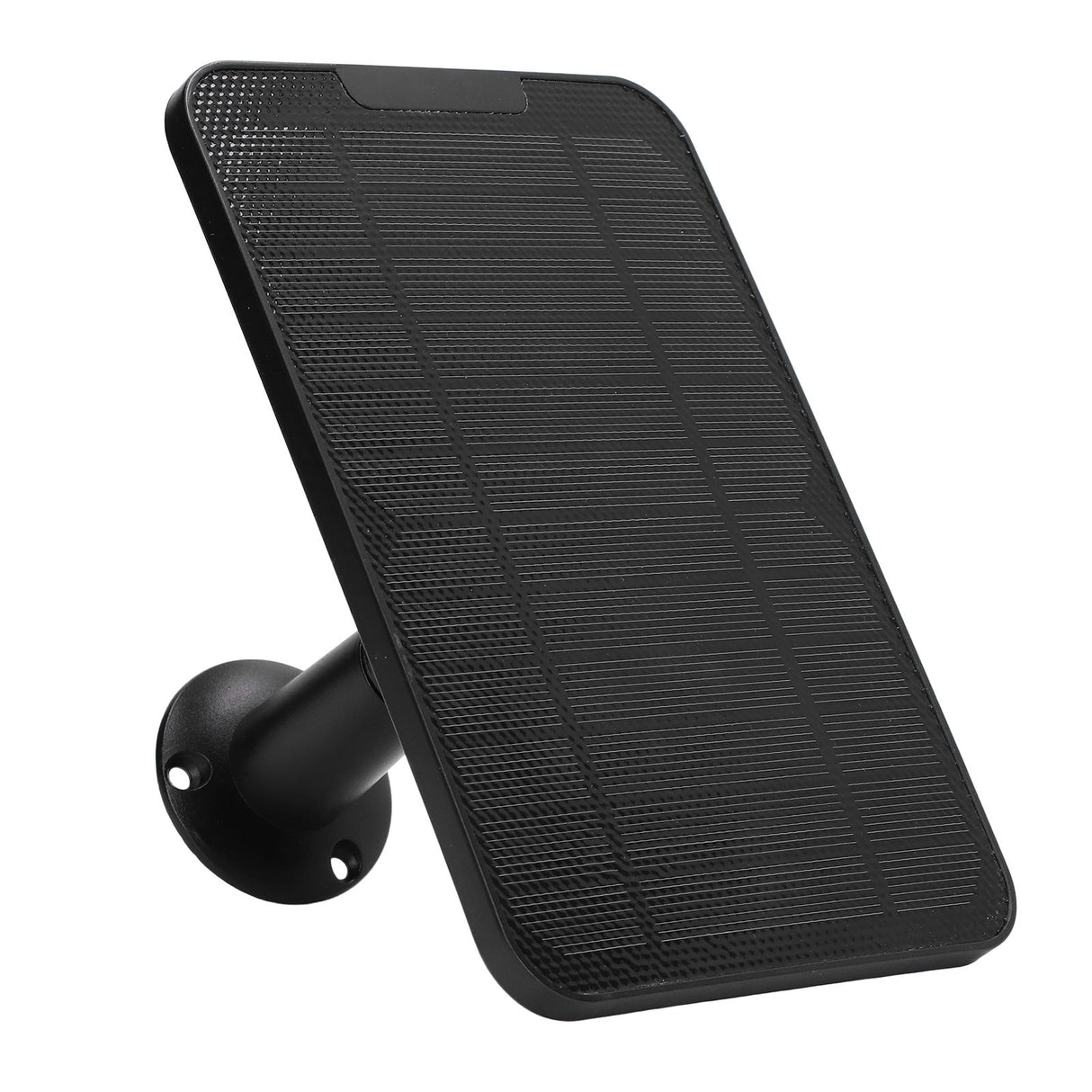Solar Expansion Panel Weatherproof Portable Solar Power Supply with Adjustable Bracket for Security Camera 4W 6VBlack