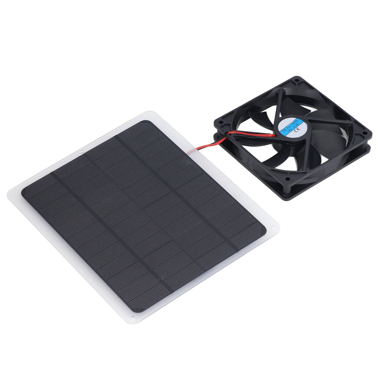 Solar Fan 10W 12V Effective Deodorization Energy Saving Portable USB Solar Exhaust Fan for Pet Houses RV Greenhouses
