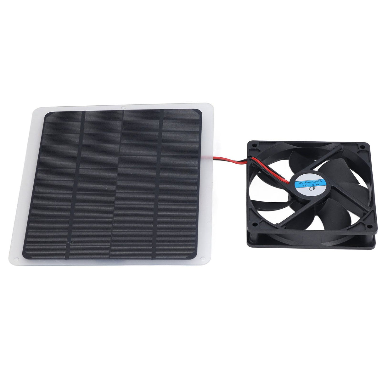 Solar Fan 10W 12V Effective Deodorization Energy Saving Portable USB Solar Exhaust Fan for Pet Houses RV Greenhouses