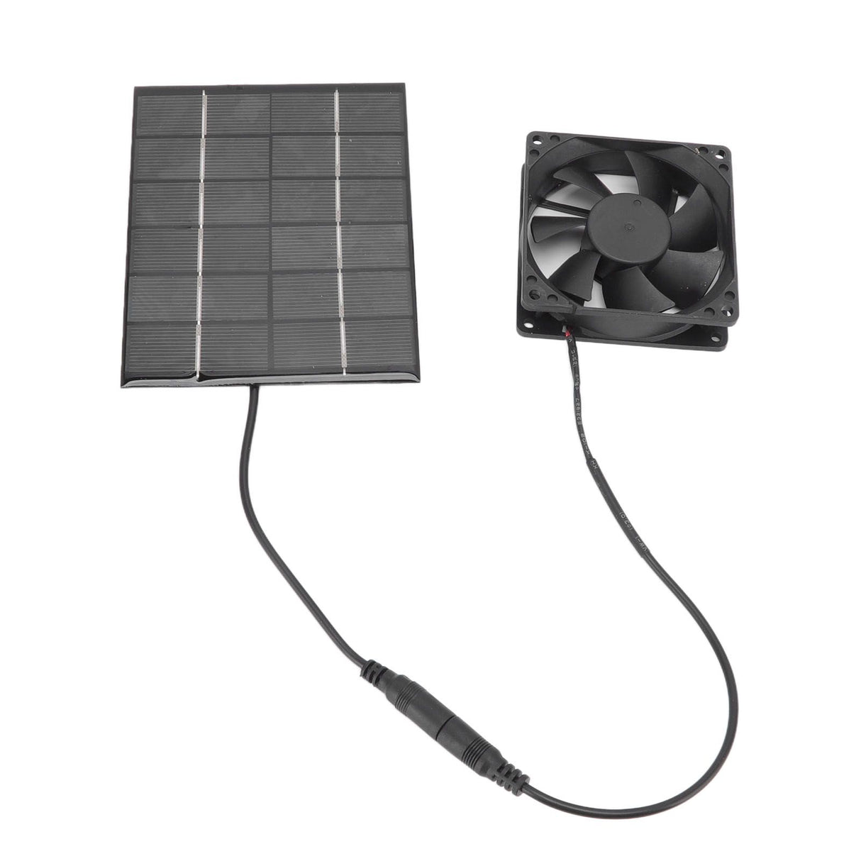 Solar Panel Fan Exhaust Air Ventilation Heat Dissipation Tool for Greenhouse Shed