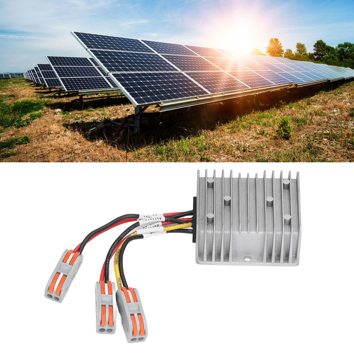 300W 20A Solar Panel Controller MPPT Night Load Output Photovoltaic Solar Controller for Street Light 13.8V