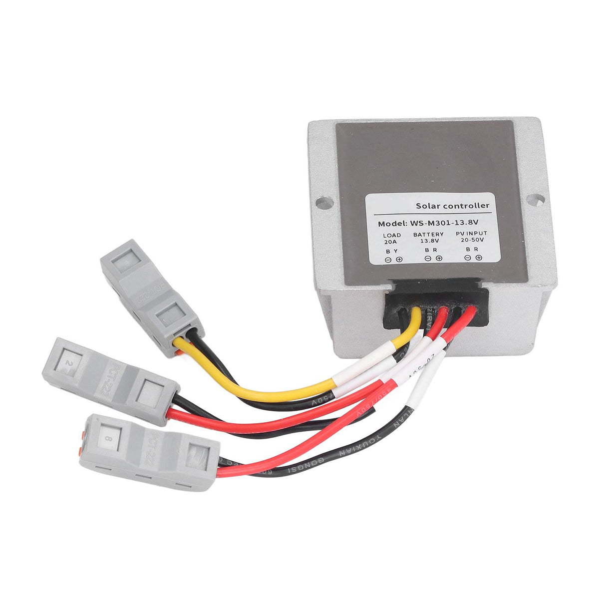 300W 20A Solar Panel Controller MPPT Night Load Output Photovoltaic Solar Controller for Street Light 13.8V