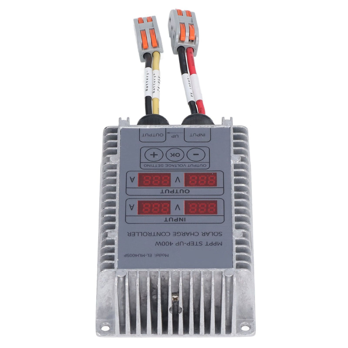 Solar Battery Charge Controller Boost MPPT Voltage Adjustable Waterproof with Display 24‑85V 400W