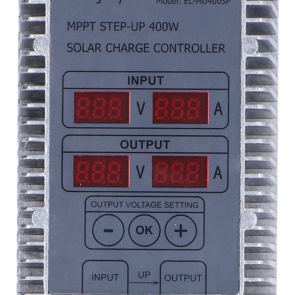 Solar Battery Charge Controller Boost MPPT Voltage Adjustable Waterproof with Display 24‑85V 400W