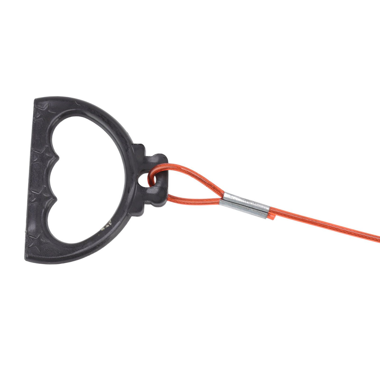 Steel Wire Measuring Rope Plastic Coated Construction Site Measuring Rope with Pull Ring for Railway Farmland 30m/98.4ft