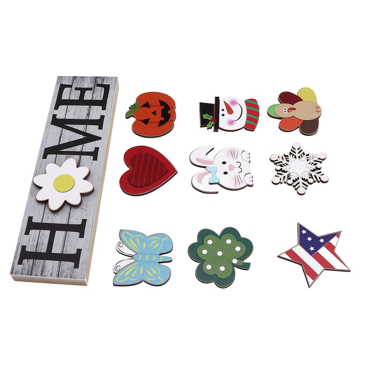 Wooden Home Sign Country Farmhouse Decoration for Home Kitchen Dining Room Fireplace