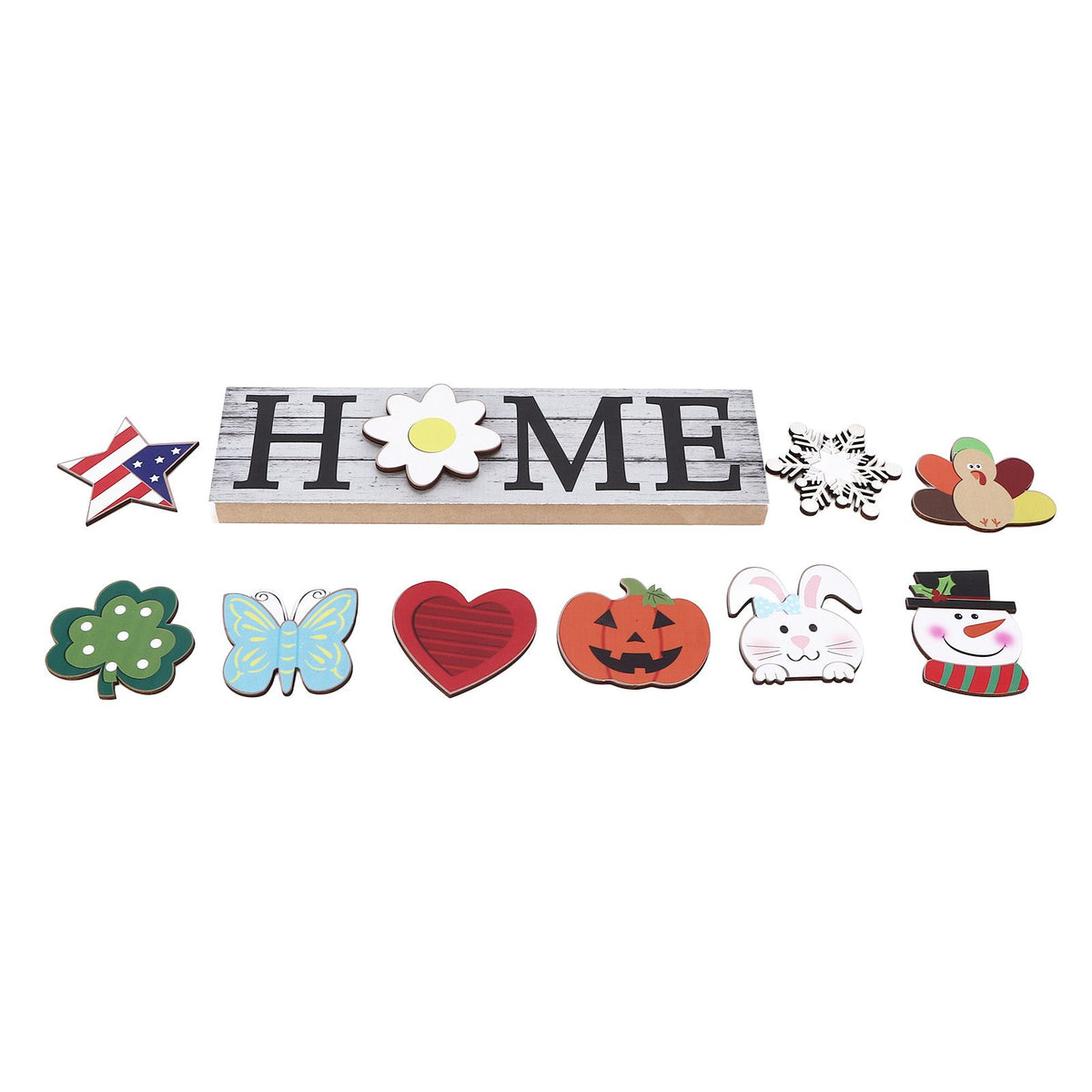 Wooden Home Sign Country Farmhouse Decoration for Home Kitchen Dining Room Fireplace