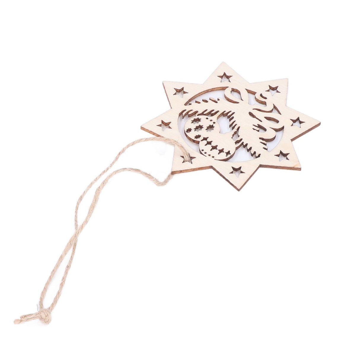 Wooden Hanging Ornaments Hollow DIY Christmas Tree Decorative Pendants Home Decoration AccessoriesJM00207