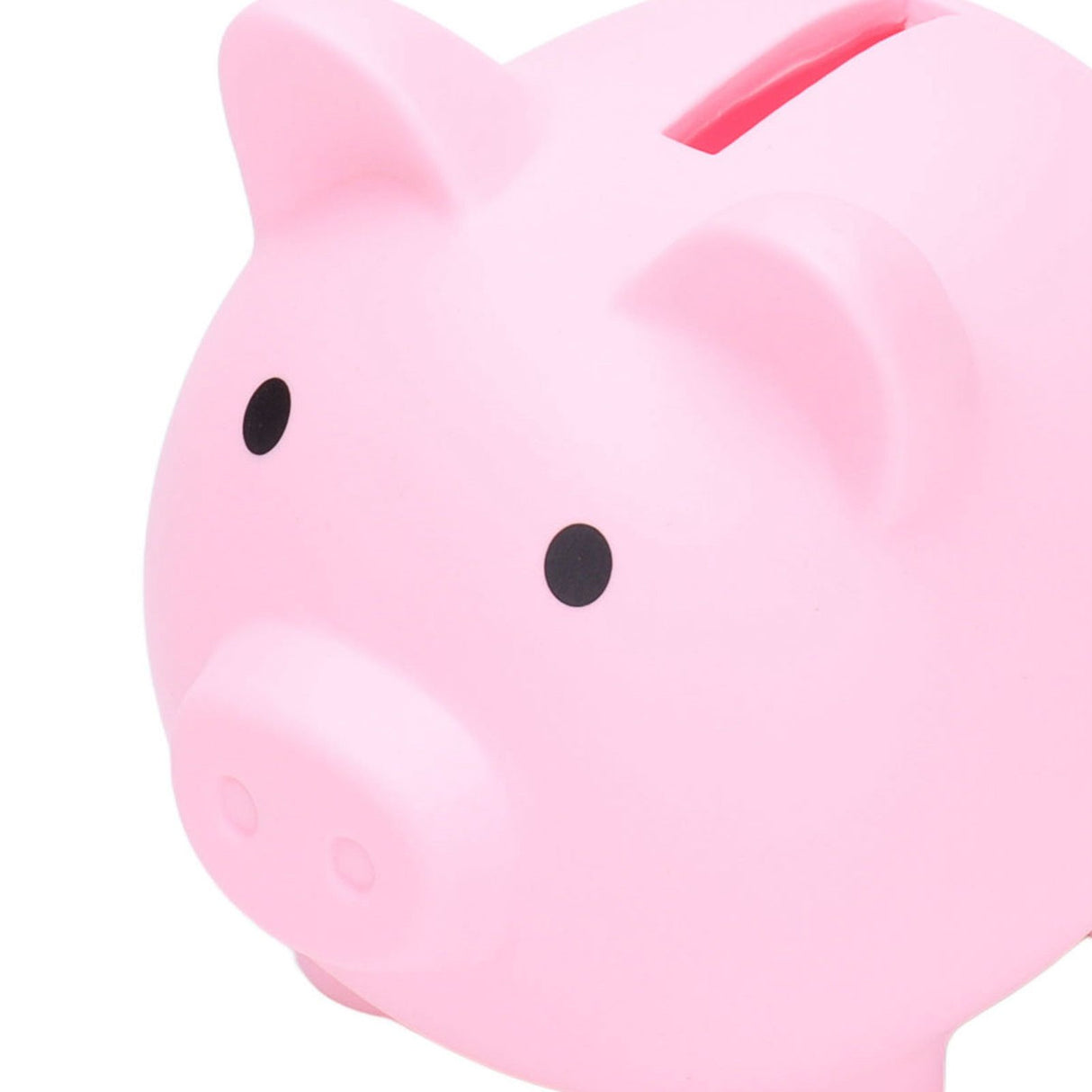 Piggy Bank Rugged Durable Vinyl Cartoon Animal Pig Coin Cash Piggy Bank Boy Girl GiftPink