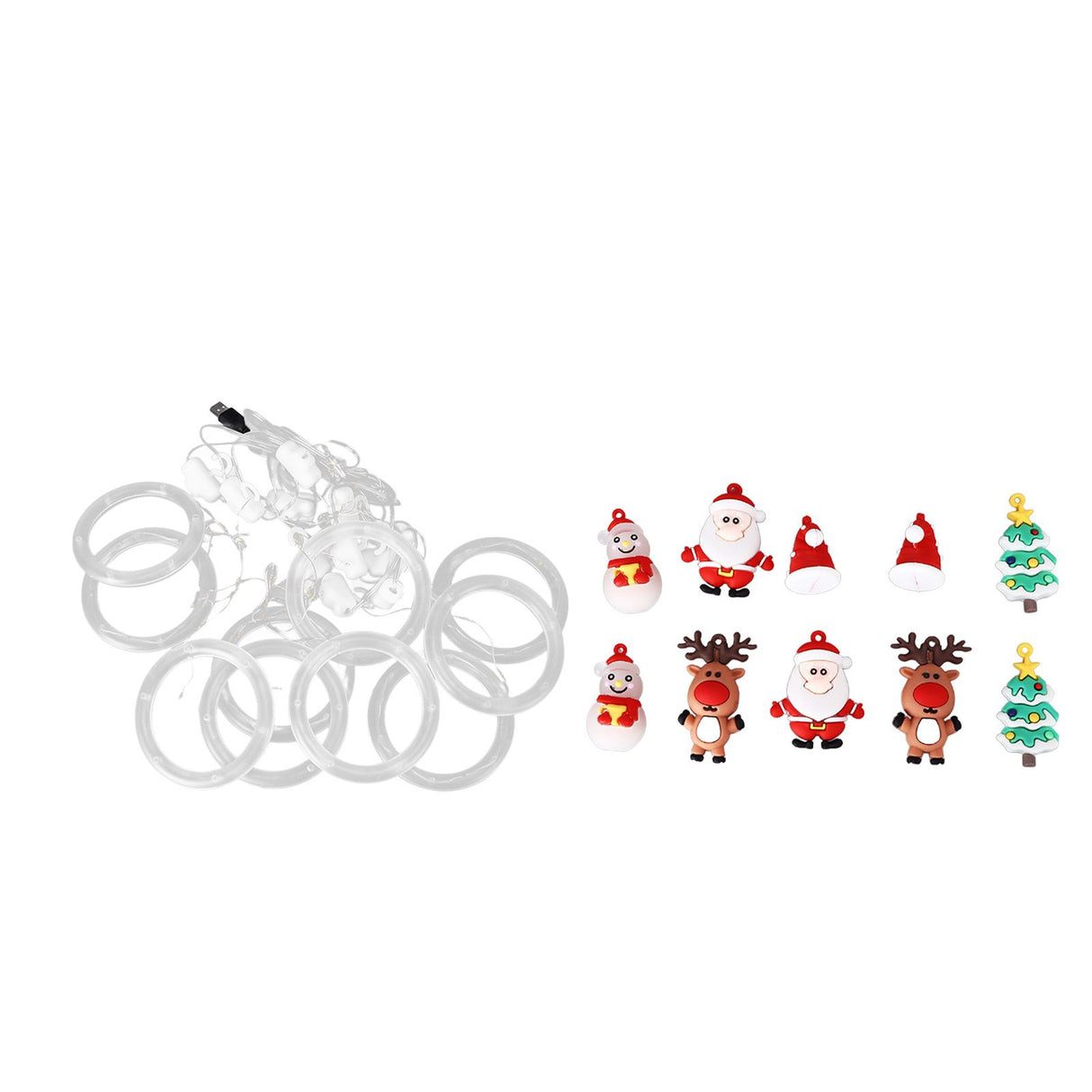Christmas Led Lights Simple Installation Low Voltage High Safety Soft Light Romantic Hanging Christmas Lights