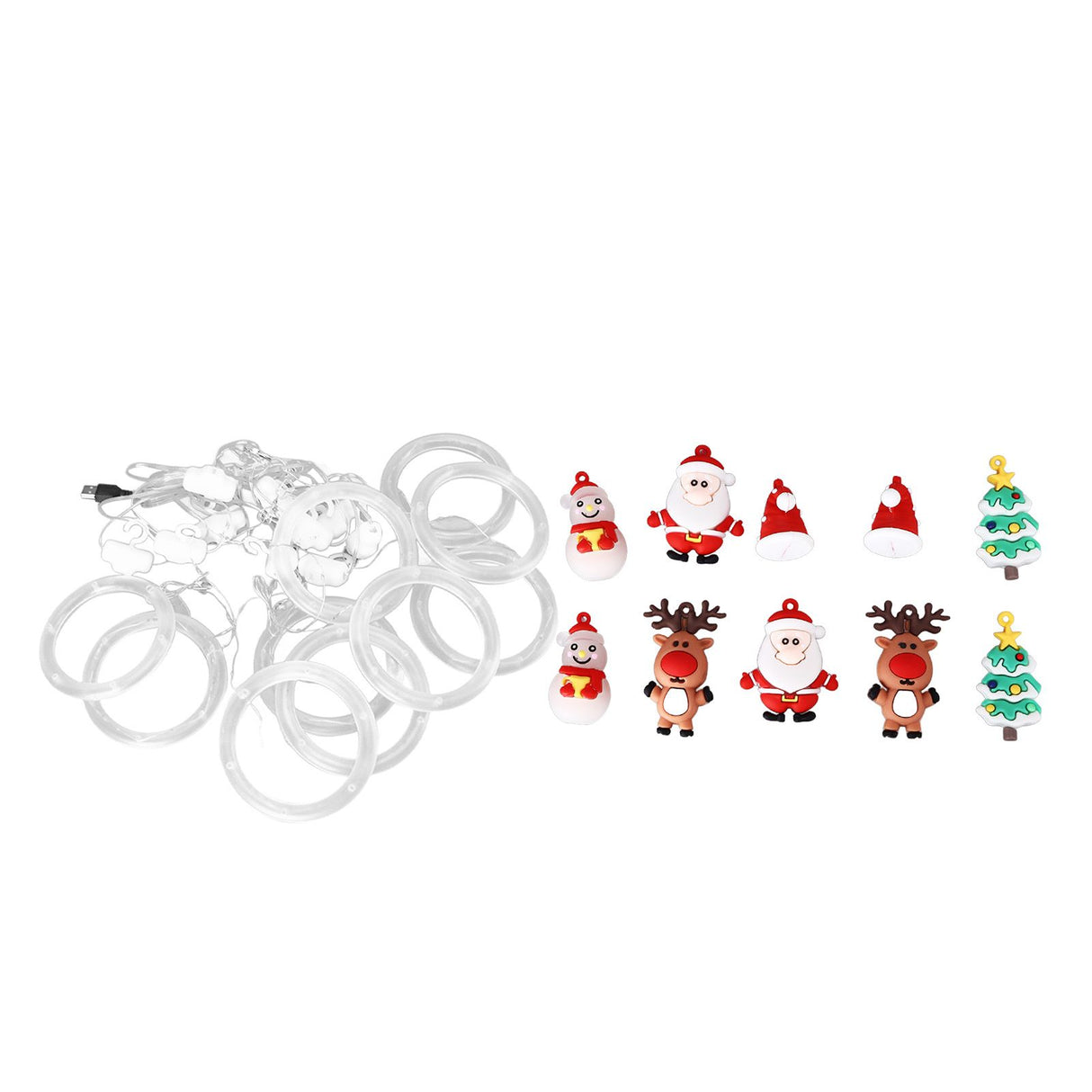 Christmas Led Lights Simple Installation Low Voltage High Safety Soft Light Romantic Hanging Christmas Lights