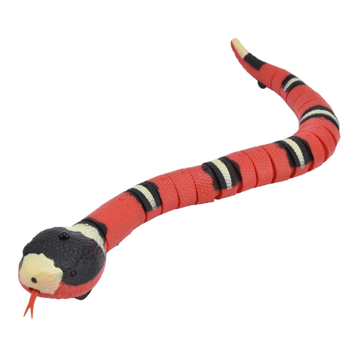 Interactive Cat Toy Smart Sensing Electronic Toy Snake Simulation Animal Model for Pet Obstacle Avoidance Training
