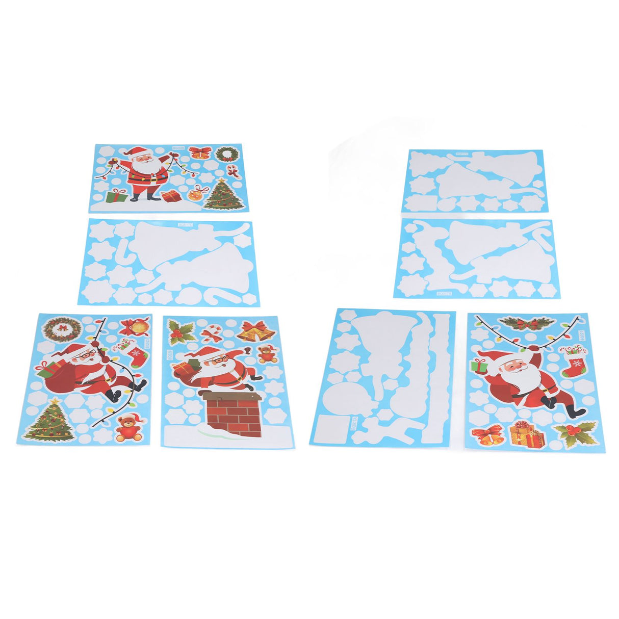 Christmas Stickers DIY Production Cute Appearance Fine Workmanship Christmas Window Clings