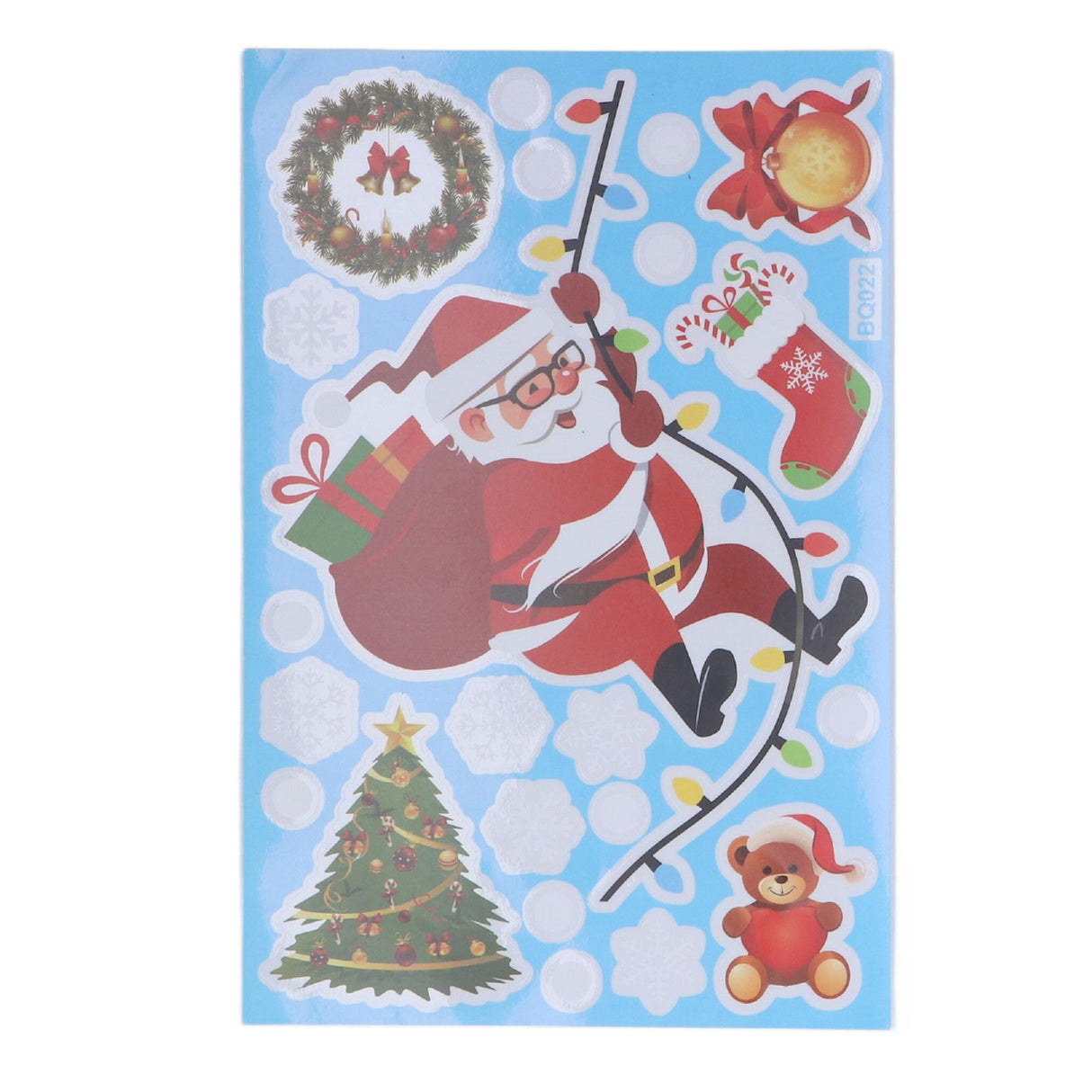 Christmas Stickers DIY Production Cute Appearance Fine Workmanship Christmas Window Clings