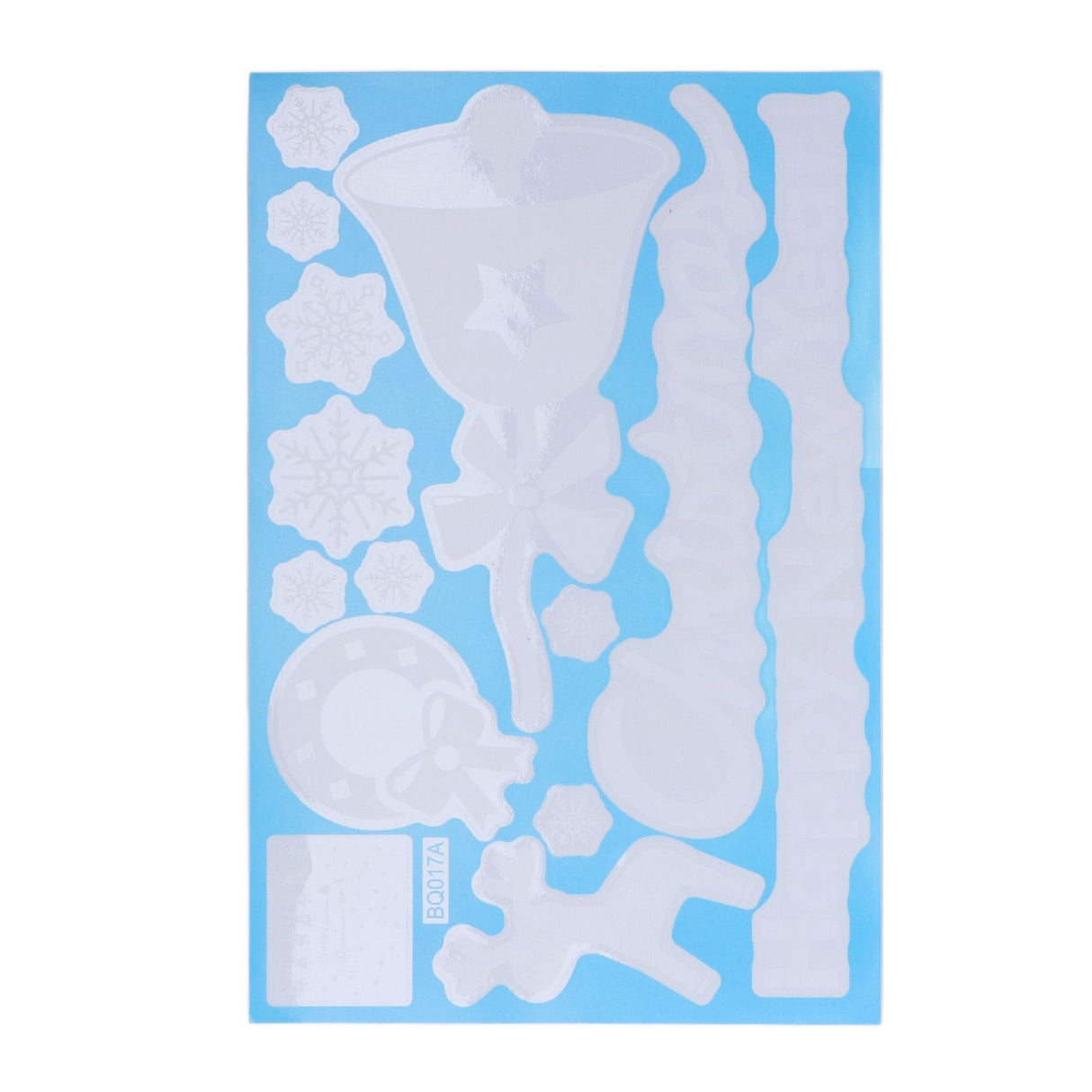 Christmas Stickers DIY Production Cute Appearance Fine Workmanship Christmas Window Clings