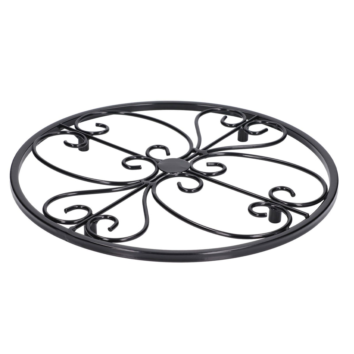 Flower Stand Elegant Style Unique Standable Design Durable Stable Easy Movable Plant Shelf for Garden Home