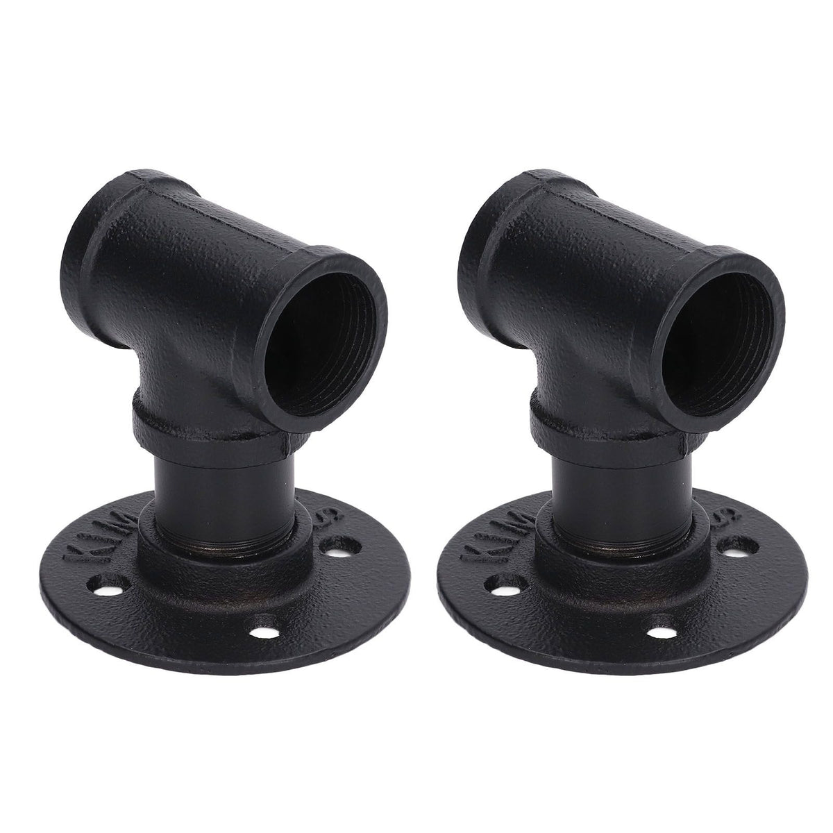 2Pack Wall Mounted Wine Bottle Rack Wine Hanging Holder Water Pipe Design with Mounting Screw for Storage