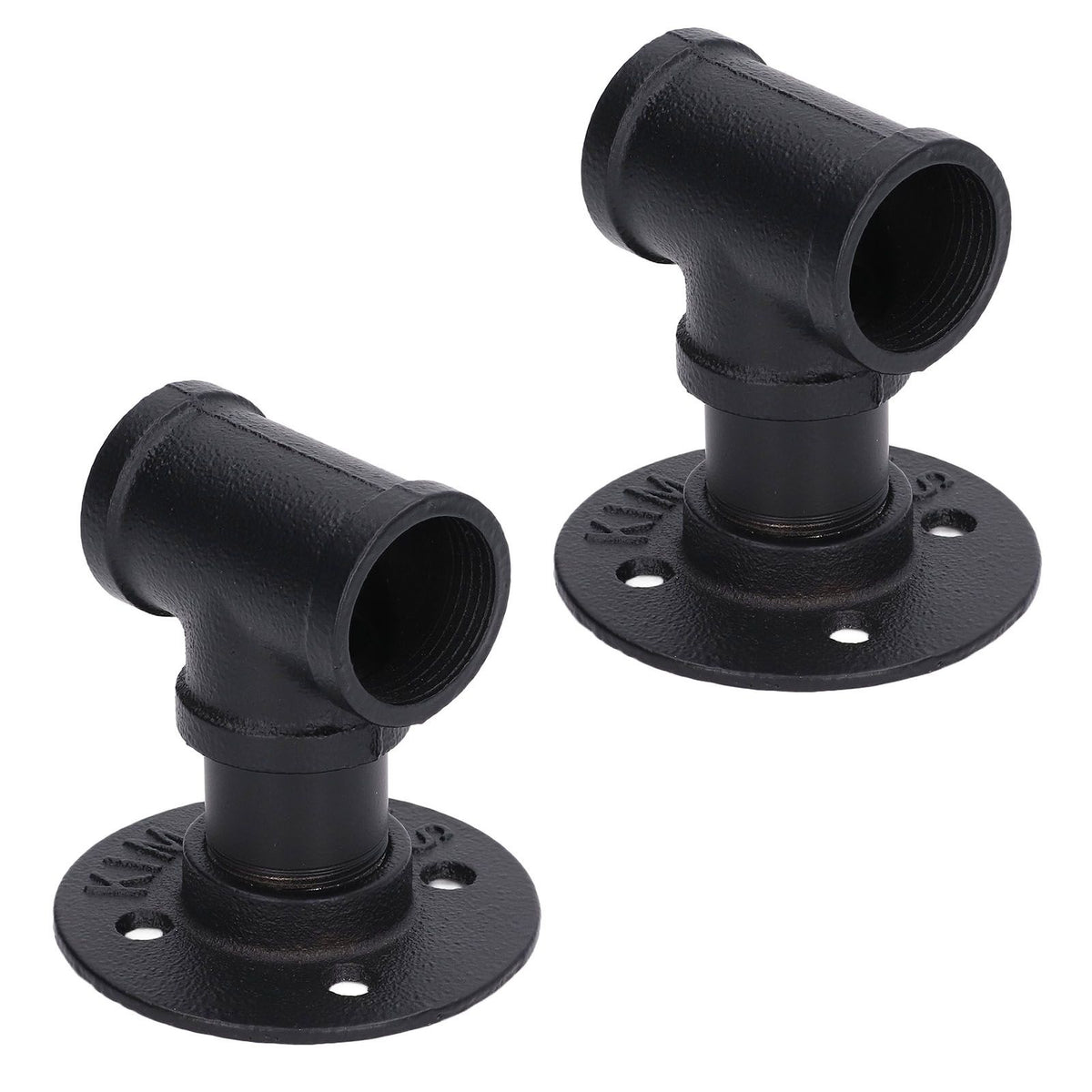 2Pack Wall Mounted Wine Bottle Rack Wine Hanging Holder Water Pipe Design with Mounting Screw for Storage