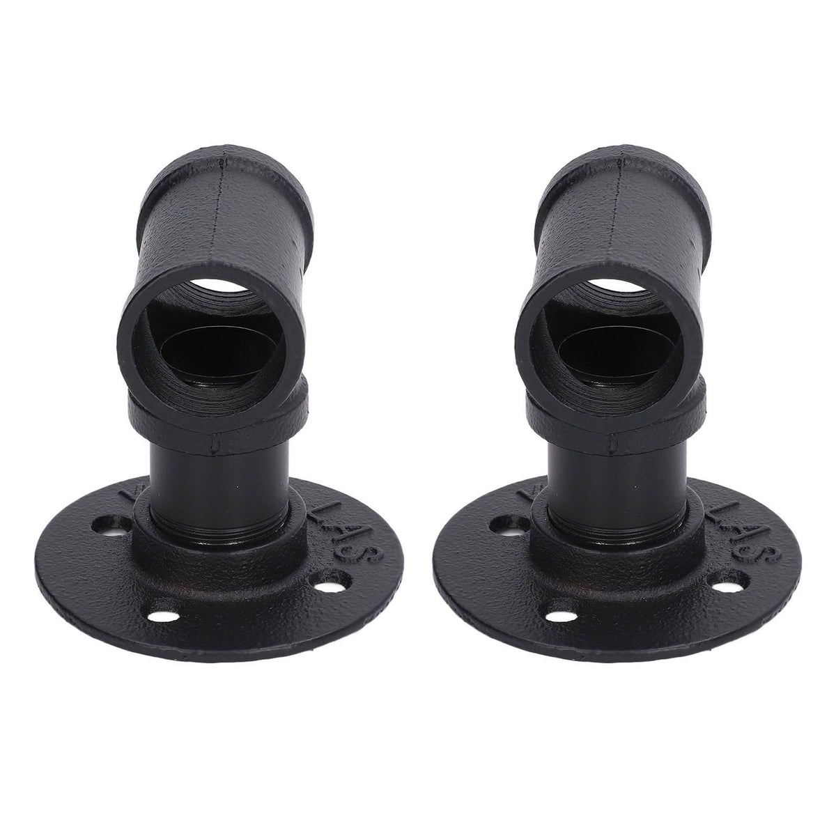 2Pack Wall Mounted Wine Bottle Rack Wine Hanging Holder Water Pipe Design with Mounting Screw for Storage