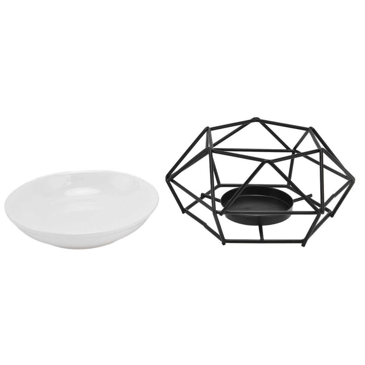 Essential Oil Burners Simple Stylish Design Beautiful Practical Easy to Clean Aromatherapy Metal Candle Holder for Home