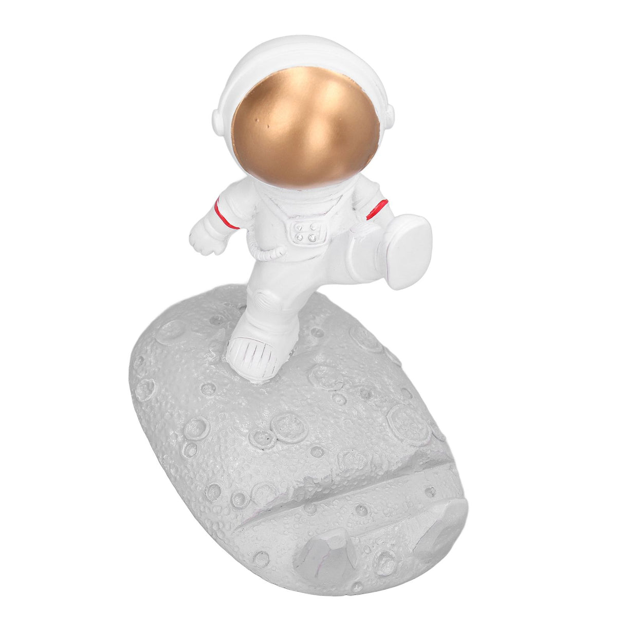 Mobile Phone Holder Astronaut Shape Exquisite Beautiful Environmentally Friendly Bracket OrnamentGolden Astronaut Kick