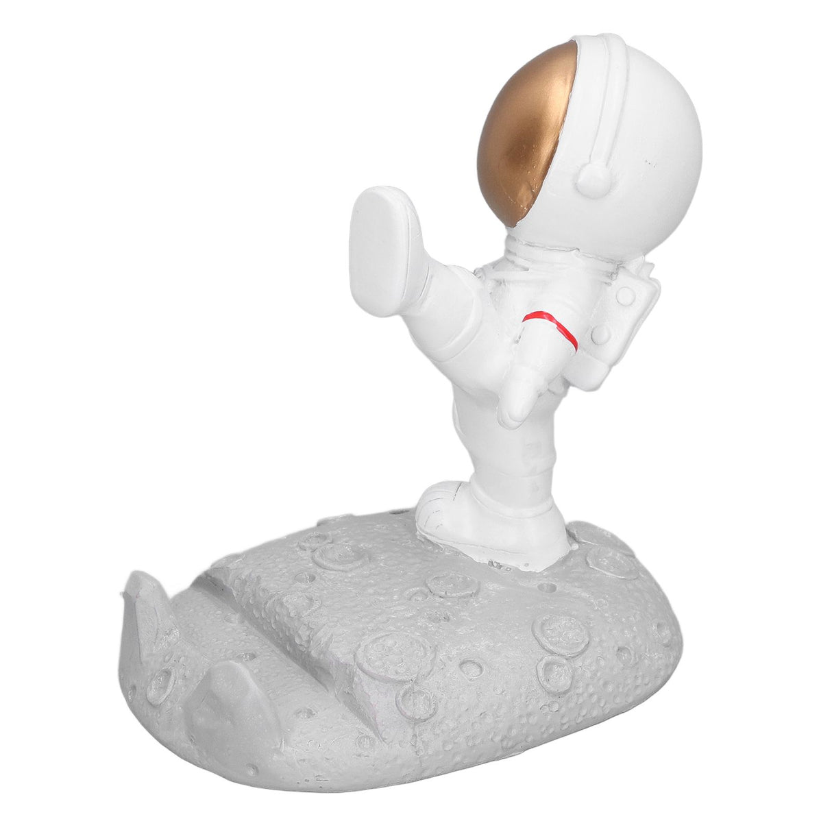 Mobile Phone Holder Astronaut Shape Exquisite Beautiful Environmentally Friendly Bracket OrnamentGolden Astronaut Kick