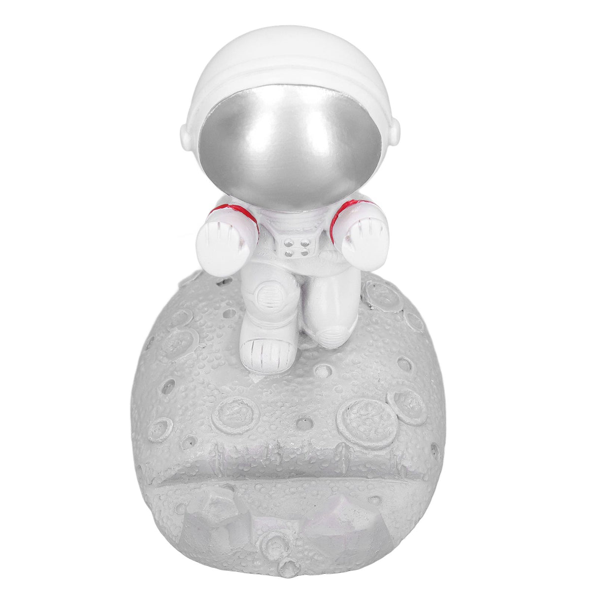 Mobile Phone Holder Astronaut Shape Exquisite Beautiful Environmentally Friendly Bracket OrnamentSilver Astronaut Push