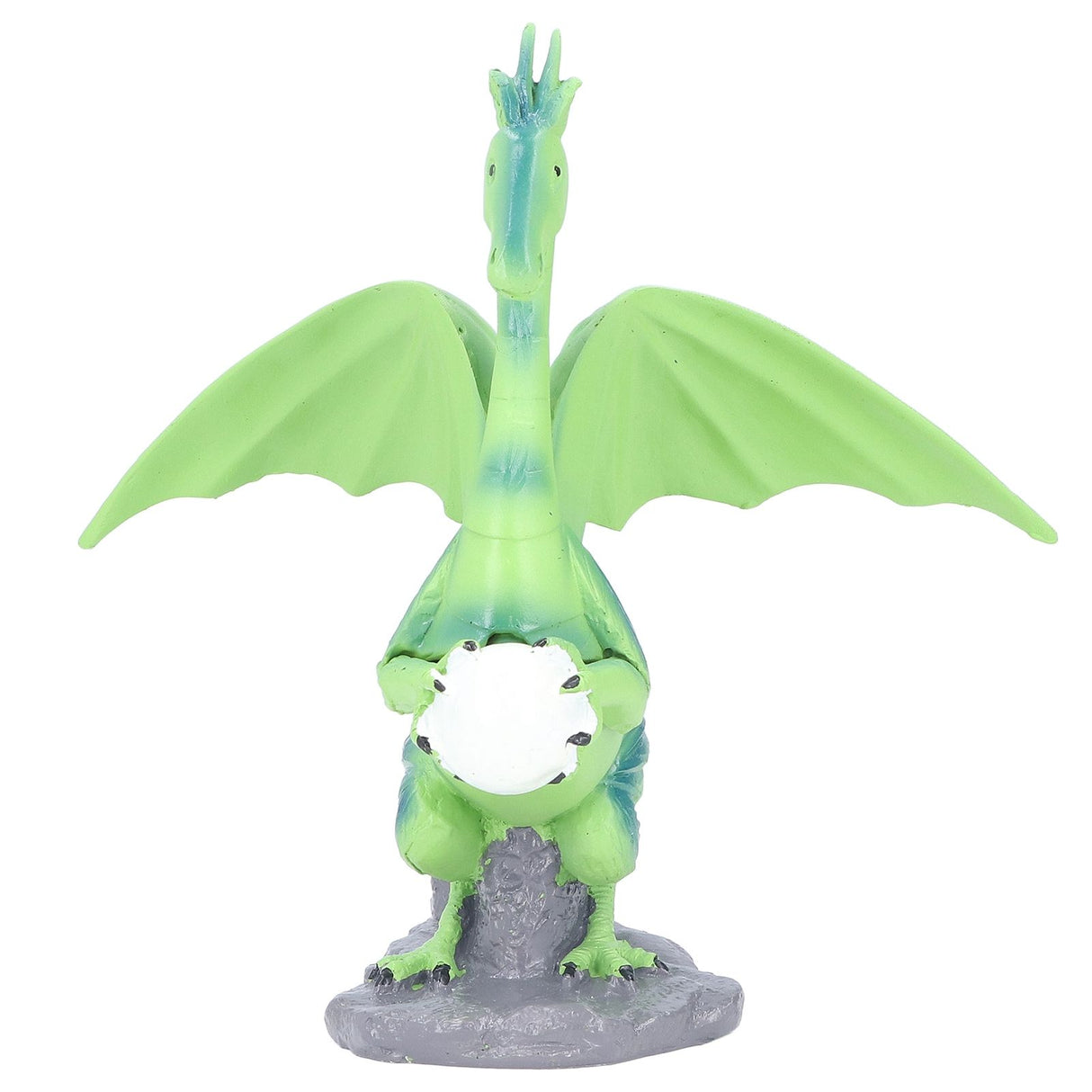 Resin Flying Dragon Statue Holding Ball Dragon Sculpture Decoration for Bedroom Study Room Garden Corridor Hallway