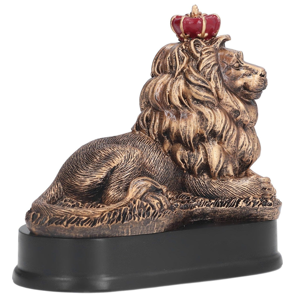 Lion Sculpture Decorative Lion Resin Statue for Home Decoration Farm Living Room Porch Christmas Ornament