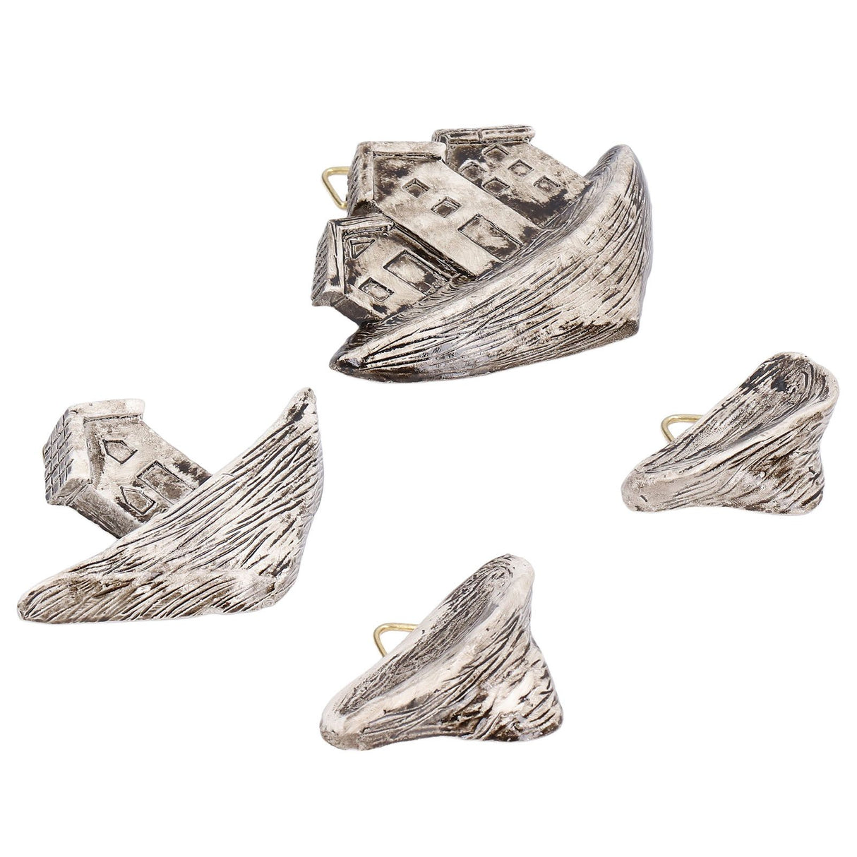 Resin Micro Landscape Small House Decoration Lifelike Shape Fish Aquarium Decor for Household