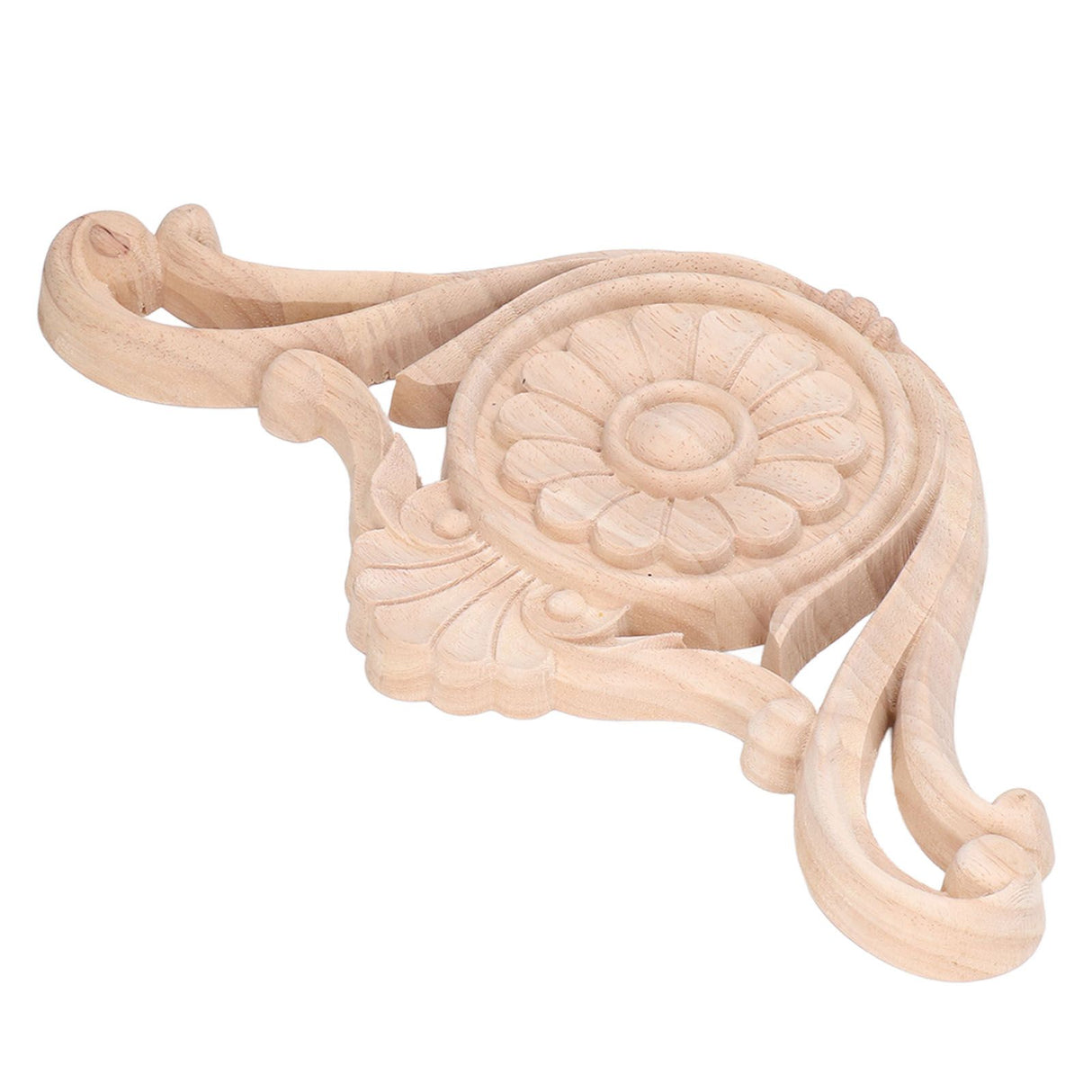 Wood Applique Easy Installation Durable Natural Eco Friendly Classic Exquisite Pattern Wood Carving AppliqueType One