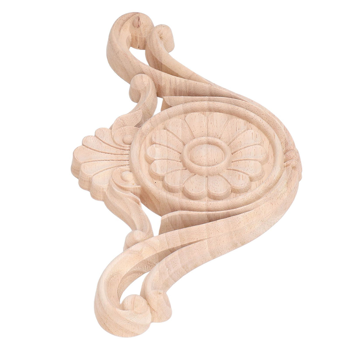 Wood Applique Easy Installation Durable Natural Eco Friendly Classic Exquisite Pattern Wood Carving AppliqueType One