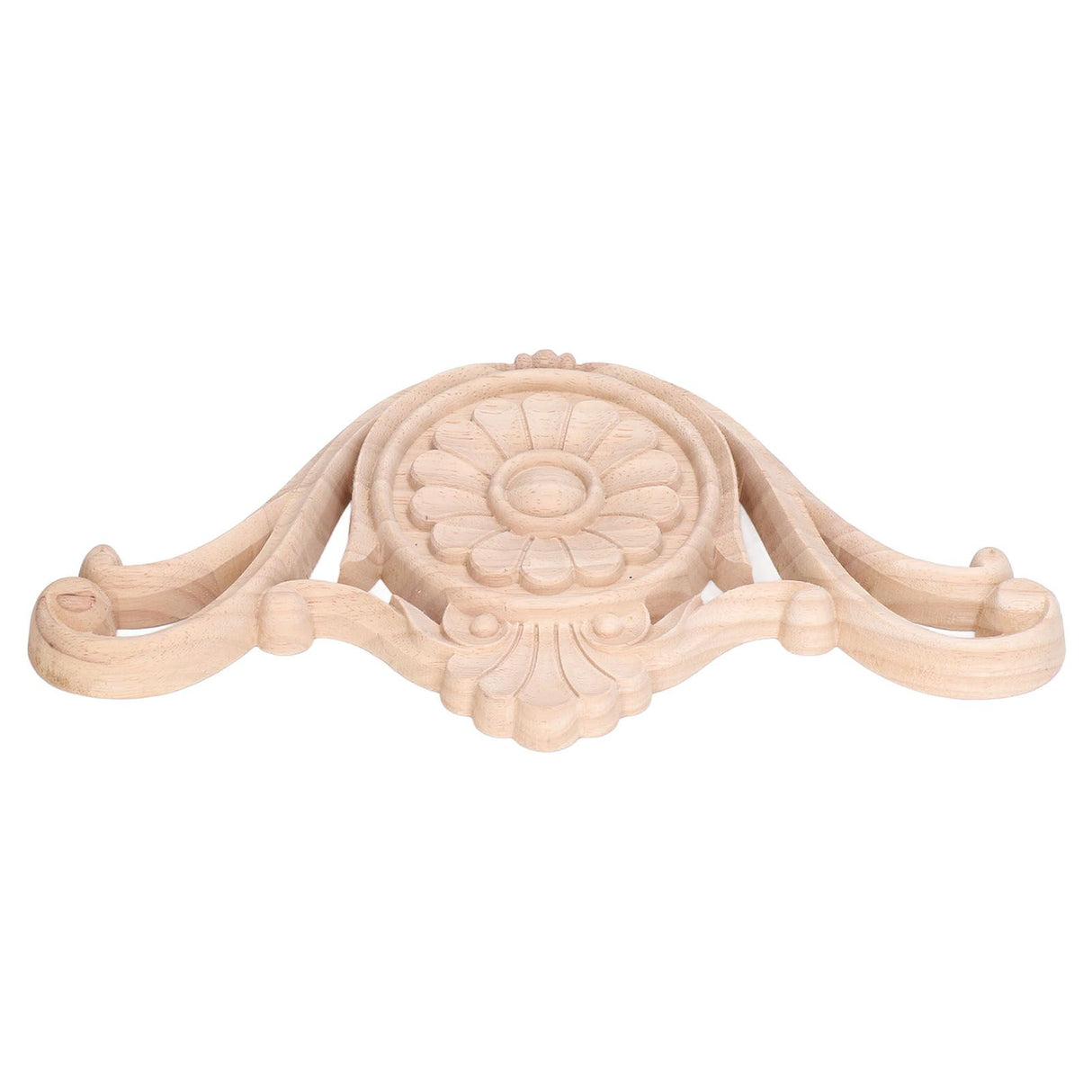 Wood Applique Easy Installation Durable Natural Eco Friendly Classic Exquisite Pattern Wood Carving AppliqueType One