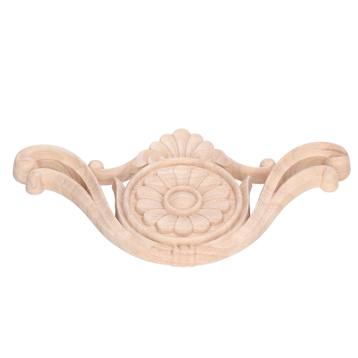 Wood Applique Easy Installation Durable Natural Eco Friendly Classic Exquisite Pattern Wood Carving AppliqueType One