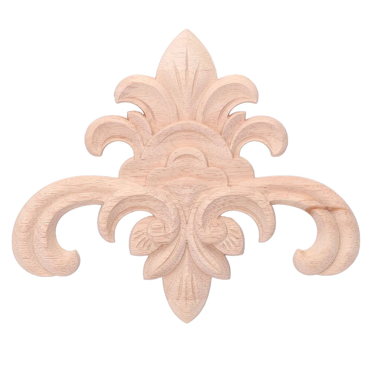 Wood Applique Easy Installation Durable Natural Eco Friendly Classic Exquisite Pattern Wood Carving AppliqueType Two