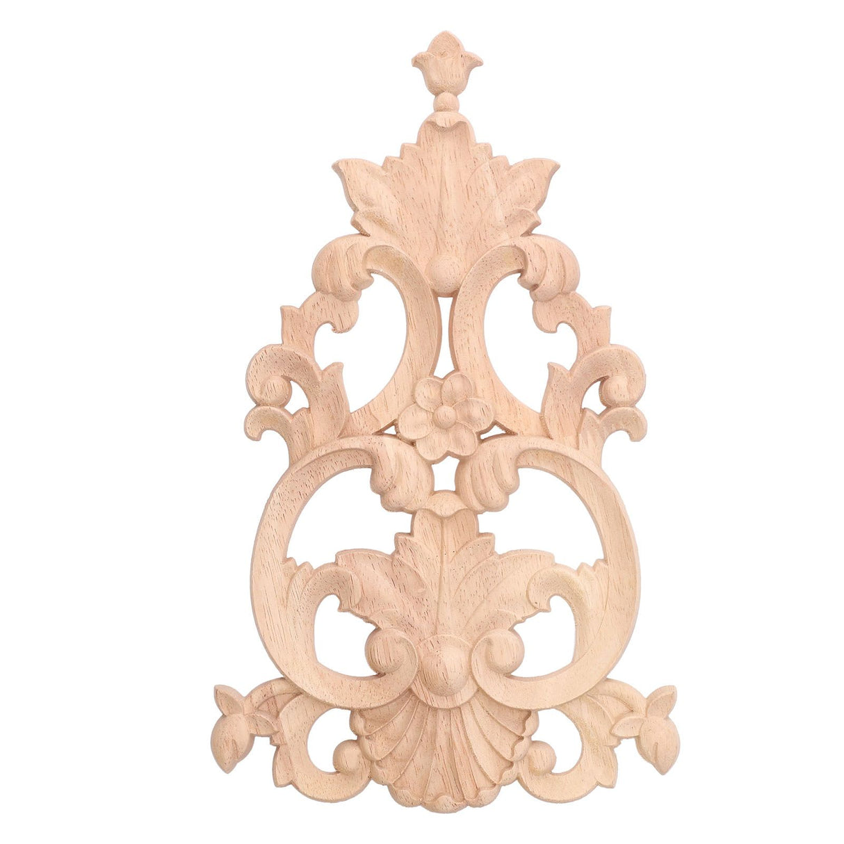 Wood Applique Easy Installation Durable Natural Eco Friendly Classic Exquisite Pattern Wood Carving AppliqueType Four