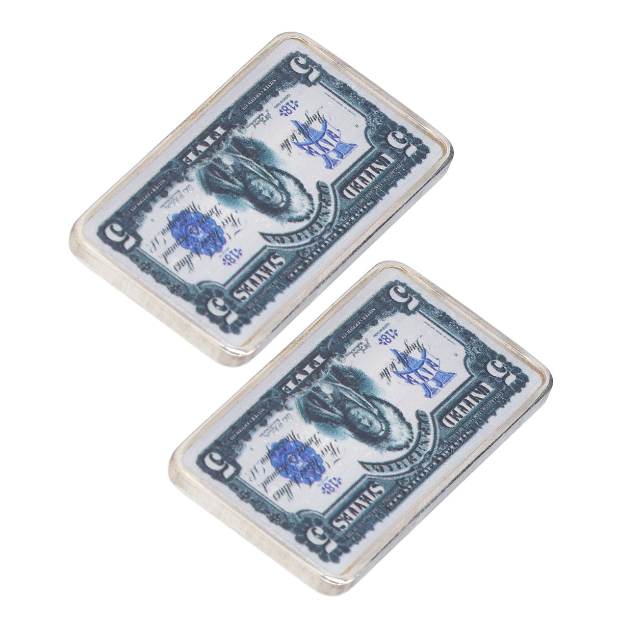 2Pcs Commemorative Coins Coin Collection 5 US Dollars Patter Fine Workmanship Commemorative Coin