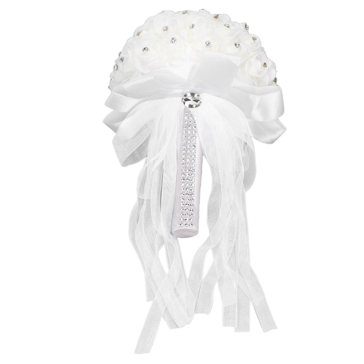 Holding Flower Simulation Design Environmentally Friendly Odorless Romantic Artificial Bouquet for Weddings Parties