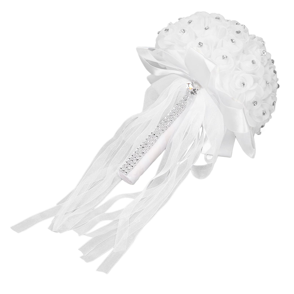 Holding Flower Simulation Design Environmentally Friendly Odorless Romantic Artificial Bouquet for Weddings Parties