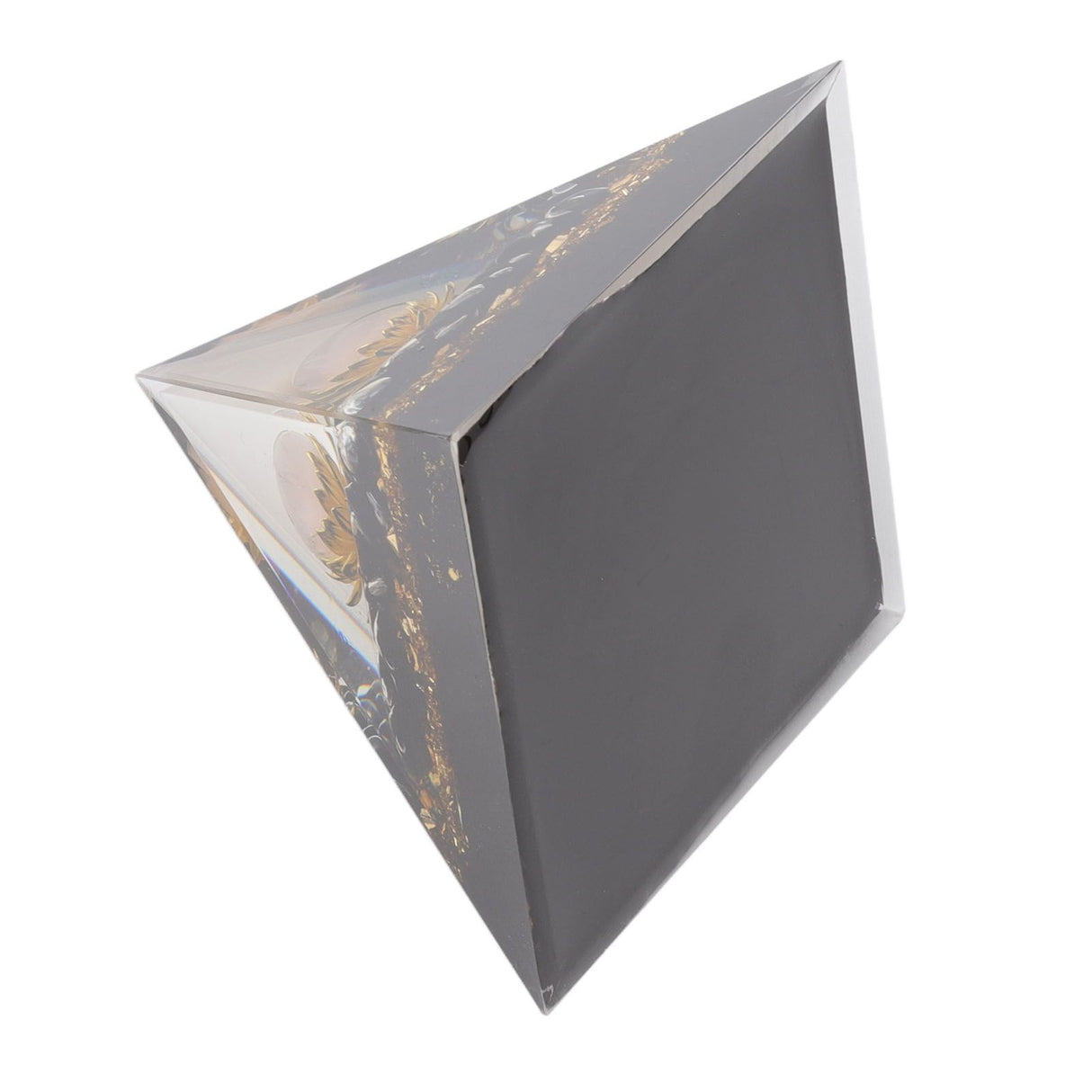 Orgone Pyramid Crystal Chakra Pyramid Promotes Psychological Growth for Living Room Bedroom Office
