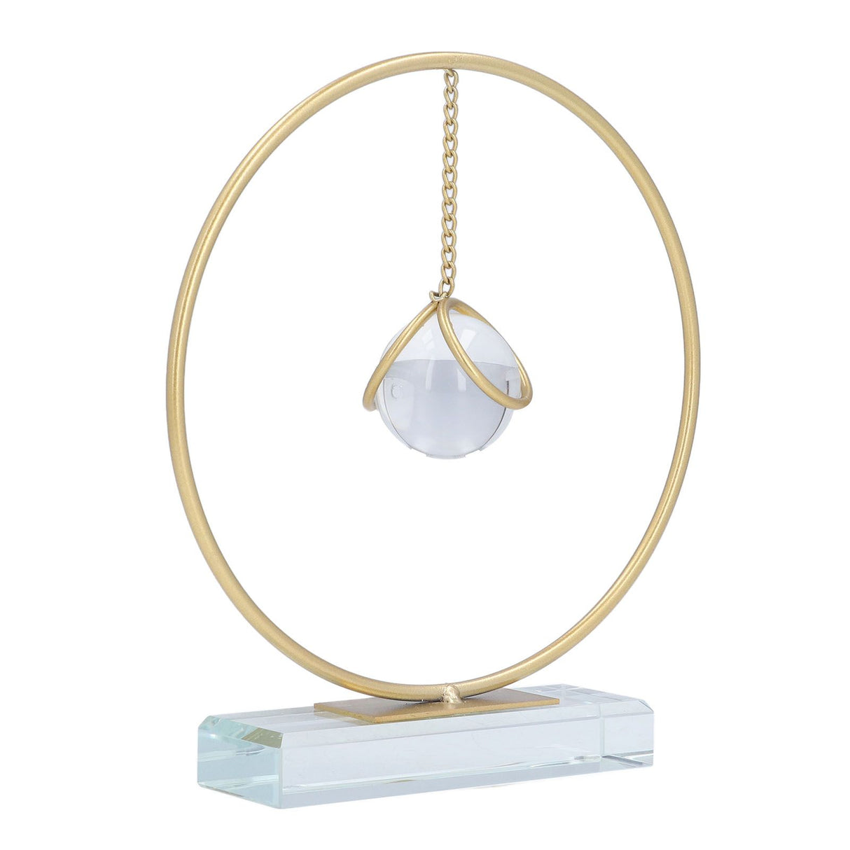 Crystal Ball Ornament Modern Simple Abstract Style Add Vitality Safe Durable Widely Used Fortune Teller Crystal Ball